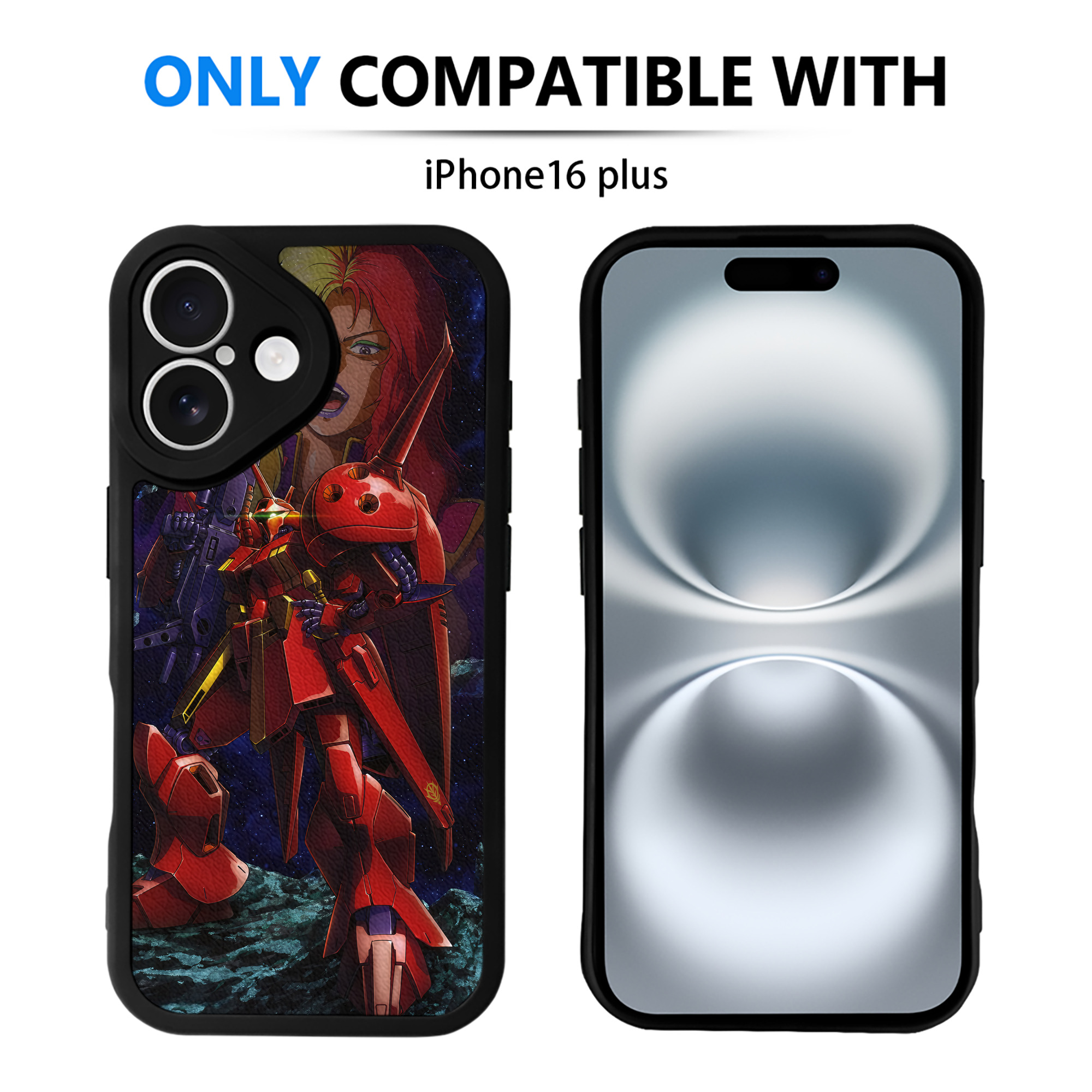 （画像用） 機動戦士ガンダム Mobile Suit Gundam 【iPhone 16シリーズ対応】シリコンスマホケース（レザー調） 材質：シリコン